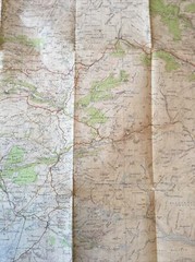 1960 Ordnance Survey One Inch Seventh Series Map 127 Aberystwyth inc Machynlleth