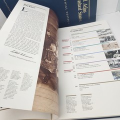 Historical Atlas of The United States Centennial Edition in Slipcase LARGE