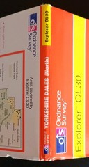 Ordnance Survey Explorer Map OL30: Yorkshire Dales – Northern & Central areas.