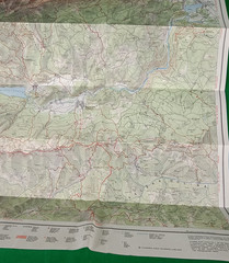 Julian Alps Mountain Map East Part – 1 : 50 000 Scale – 6th Edition 1984