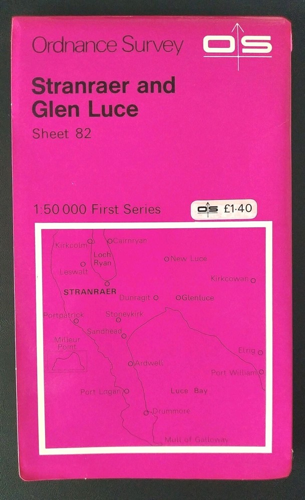 Ordnance Survey First Series Map, Sheet 82: Stranraer and Glen Luce (1979).