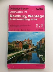 Ordnance Survey Landranger Map 174 Newbury, Wantage & area.