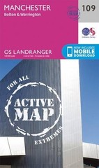 Manchester, Bolton & Warrington (Map) OS Landranger Active Map