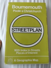 GEOGRAPHIA STREET PLAN OF BOURNEMOUTH POOLE AND CHRISTCHURCH PAPERBACK