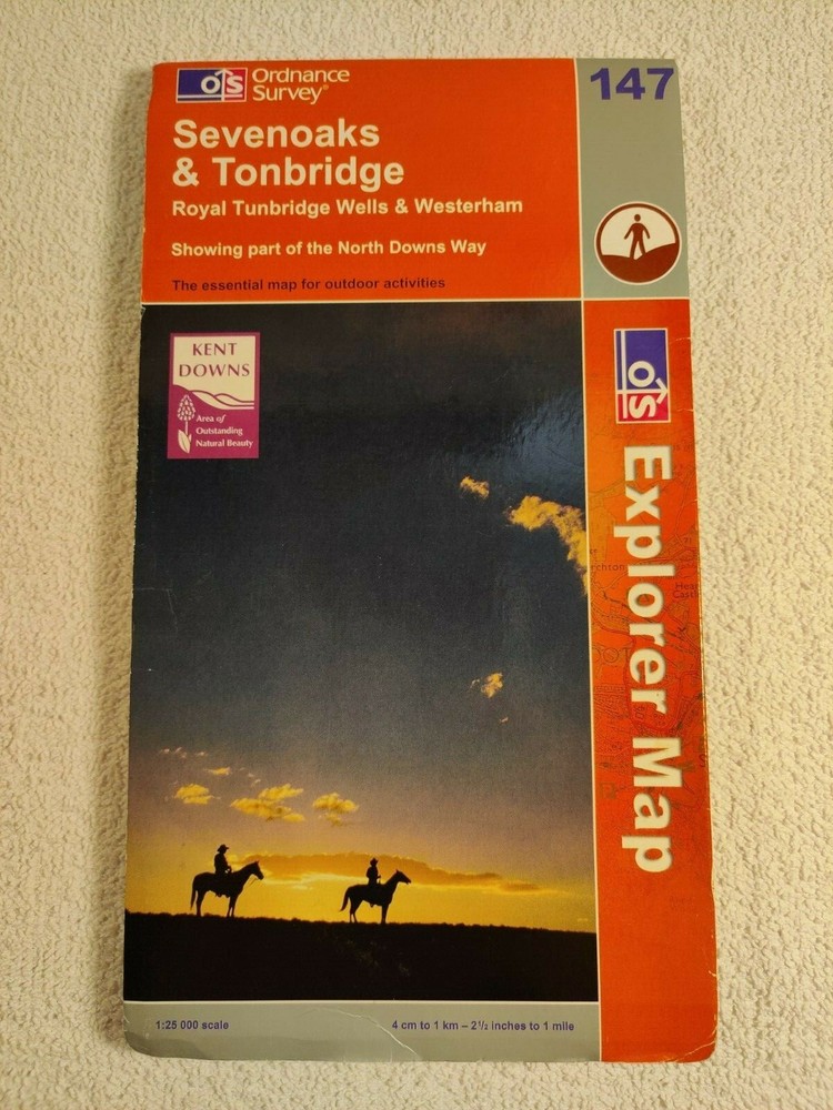 Ordnance Survey Explorer 147 Sevenoaks & Tonbridge 2004