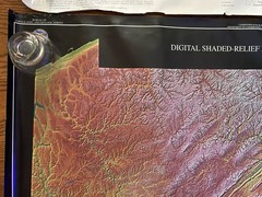 2 Posters Geology Geography PA DCNR USGS Maps Digital Elevation Land Cover 1999