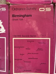 Job Lot 7 O/S Ordnance Survey Maps Mixed Bundle Midland region