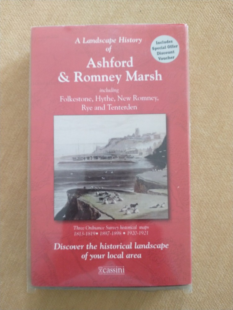 Landscape History of Ashford & Romney Marsh – 3 OS historical maps