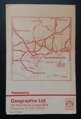 Geographia Large Scale Detailed Street Plan: Bournemouth and Poole.