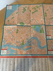 Vintage ESSO Autokaart Nederland Road Map 1:400,000 (Two Shillings) Holland