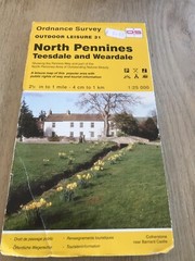 Ordnance Survey Outdoor Leisure Map 31 – North Pennines – Teesdale Weardale