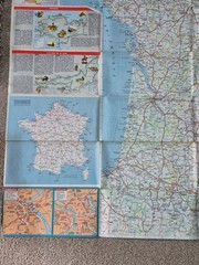 Vintage France Folding Map 1964