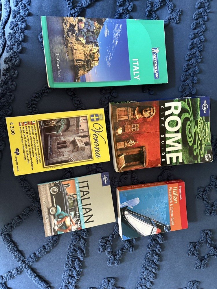 Lonely Planet/Michelin/Frommers Italy books
