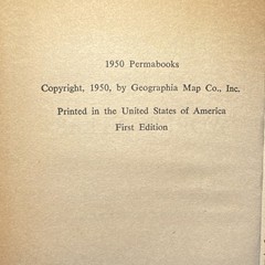Permabooks The Perma Handy World Atlas First Edition 1950 Alexander Gross