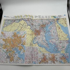 Rand McNally Road Atlas 1998 United States. Travel Map- folded corners