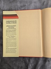 Hammond Ambassador World Atlas 1982 HC Clipped DJ