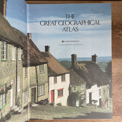 Rand McNally The Great Geographical Atlas, 1989 REVISED, HCDJ