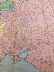 The Daily Telegraph War Map Of The Russian Front No. 6 Revised Edition