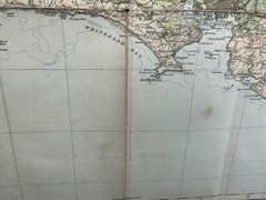 Ordnance Survey 1/2″ half inch map sheet 36 1926, South Devon – layers