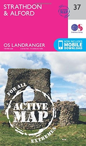 Strathdon & Alford (Map) OS Landranger Active Map
