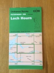 1976 Ordnance Survey Pathfinder Map 236 NG 80/90 Loch Hourn (incl Kinloch Hourn