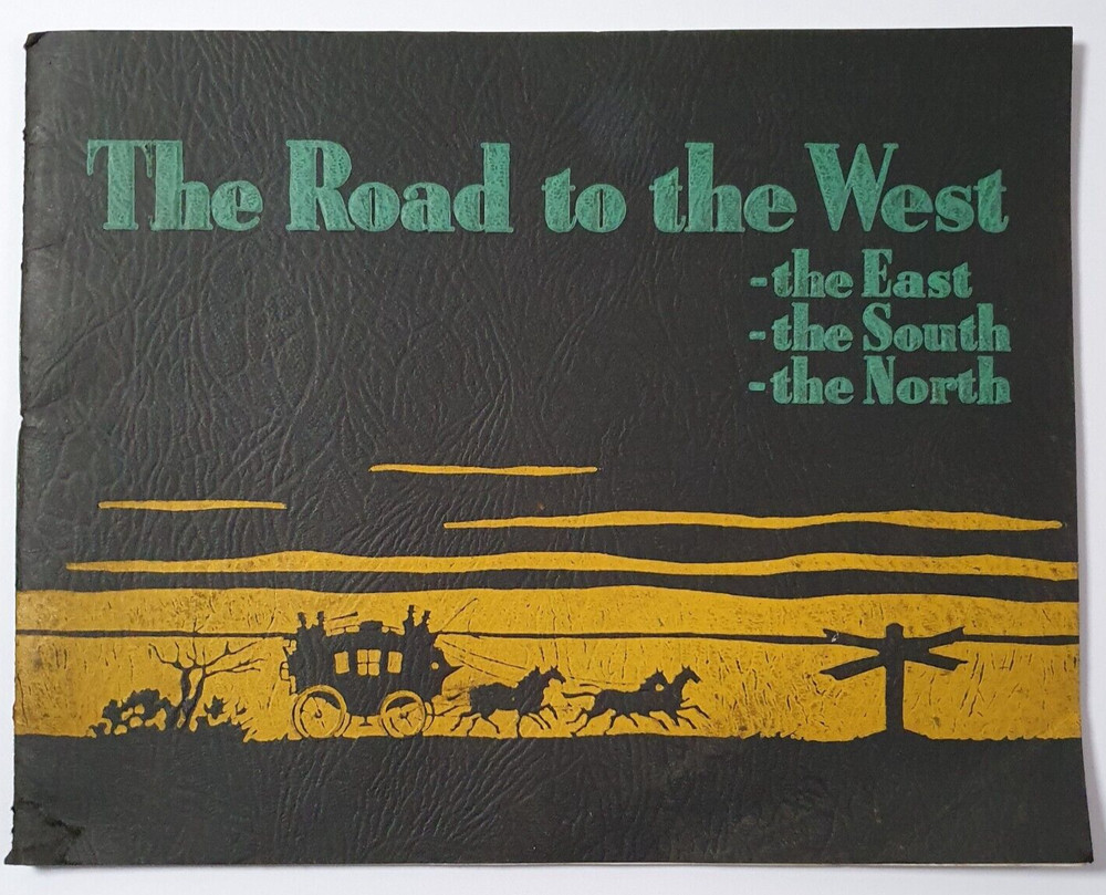Don Service Depots Map The Road to the West-the East-the South-the North by 1951
