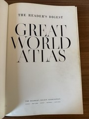 VTG Reader’s Digest Great World Atlas Hardback Illustrated Maps 3rd Edition 1979