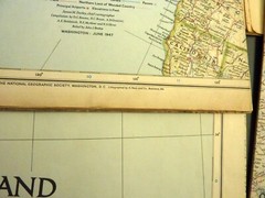 7 Vintage National Geographic Maps 1939, 1947 etc. See photo & description