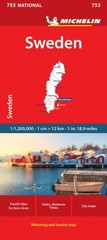 Sweden – Michelin National Map 753 by Michelin (Sheet map, folded)