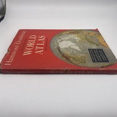 Hammond Doubleday World Atlas 1956 Vintage Hardcover With Dust Jacket