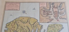 Facsimile Map – Malta & Gozo, 1734 Jaillot – From Collection of Dr Albert Ganado