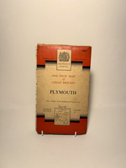 OS Ordnance Survey One Inch Cloth Map, Plymouth, no:187, 1961
