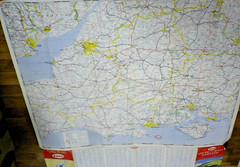 (M7) ESSO ROAD MAP 1960s SOUTH & WEST ENGLAND