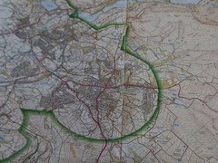 90s Ordnance Survey Map – UK, Peak District, Dark Peak, 1:25000, Fine Condition