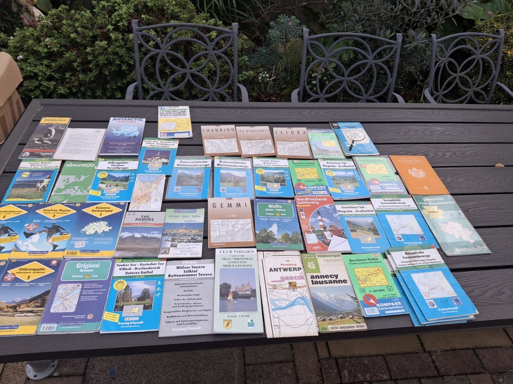 World Travel Maps Joblot 42 Various Countries