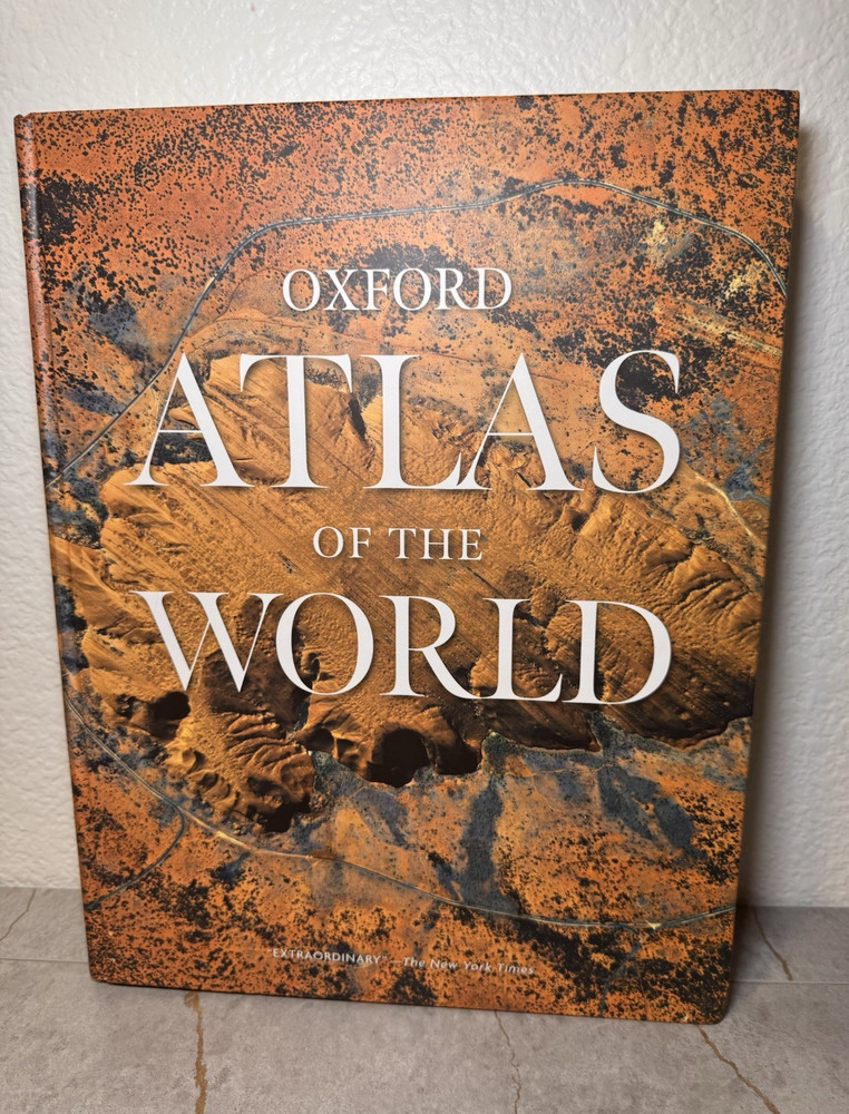 Oxford Oxford Atlas of the World Hardcover Illustrated English World Atlas