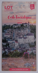 LOT & DORDOGNE Tourist Map 2019. Towns, Villages, Attractions, Markets, Truffles