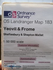 OS Ordnance Survey Landranger Map 183 Yeovil, Frome Shepton Mallet 9780319227831