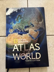 NATIONAL GEOGRAPHIC ATLAS OF THE WORLD 10th EDITION 2015 REFERENCE BOOK