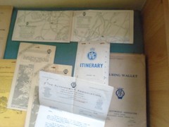 JOB LOT – 23 1930s VINTAGE AA ROAD MAPS ROUTES + OTHER ITEMS PLACES OF INTEREST