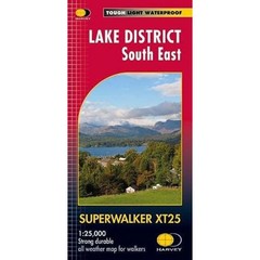 Lake District Walking Map South East British Hiking Durable Waterproof Outdoor