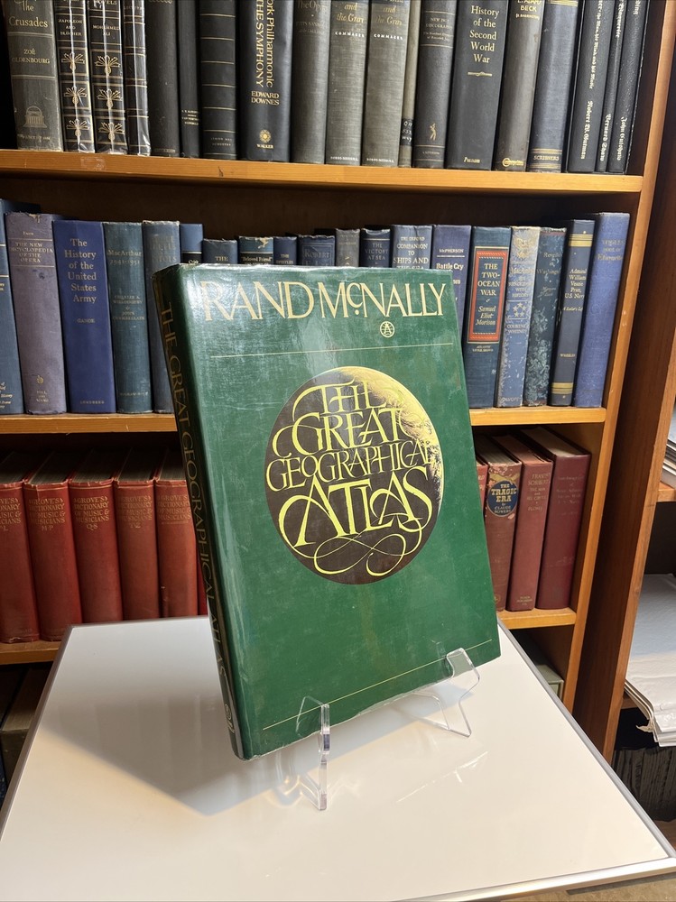 The Great Geographical Atlas by Rand McNally Staff (1982, Hardcover)