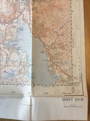 1959 Ordnance Survey Provisional First Series Map NY 30 Ambleside (incl Rydal )