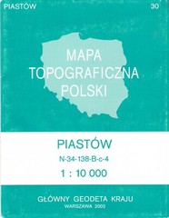 POLAND : MAP OF PIASTOW