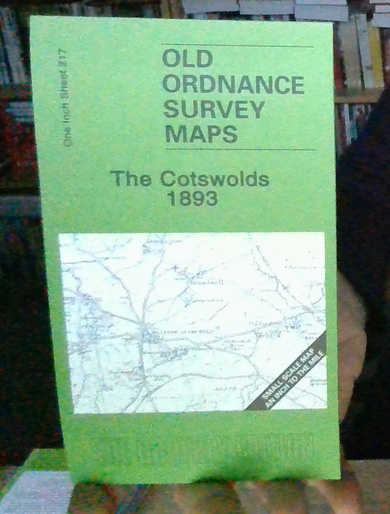 MAP OF The Cotswolds 1893 One Inch Sheet 217 Barrie Trinder NEW 9781841519197