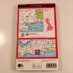 Bournemouth & Purbeck, Wimborne & Ringwood (Map) OS Landranger Map 195