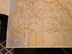 Cappelens Kart 2 SÃÂ¸r-Norge Nord Road & Tourist Map 1:325,000 1997 Edition (X2