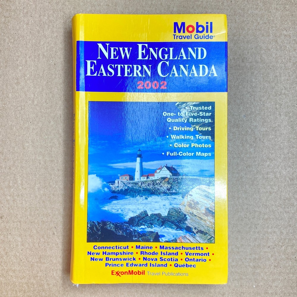 New England & Eastern Canada 2002 Edition Mobile Travel Guide Paperback Book