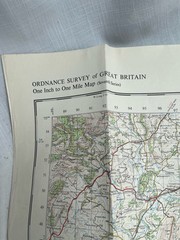 Vintage Ordnance Survey Map Sheet 141 Brecon