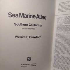 Sea Marine Atlas Southern California William P. Crawford 1979 Paperback 1st rev.
